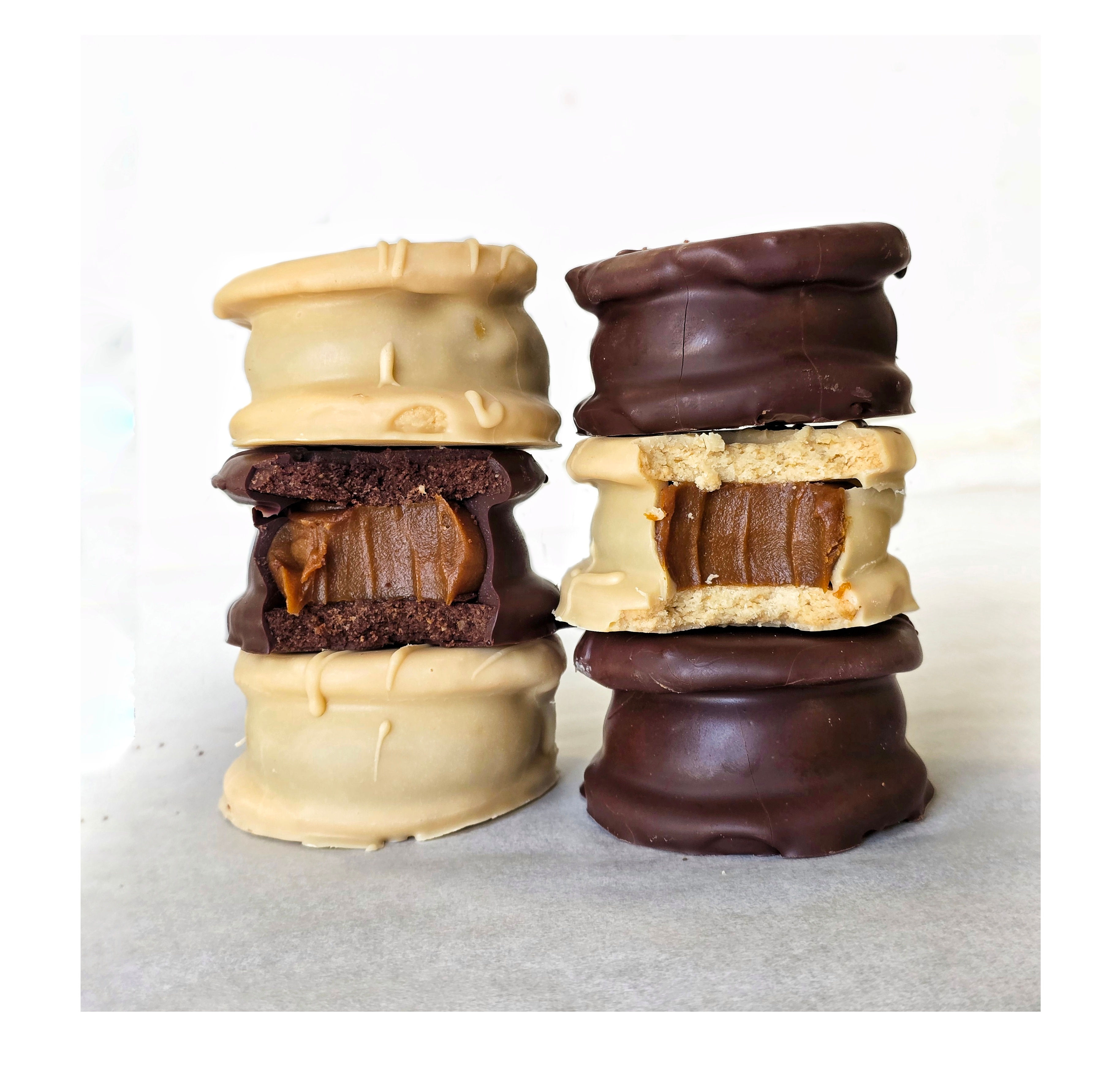 Caja de 6 o 12 alfajores de Dulce de Leche - 100g