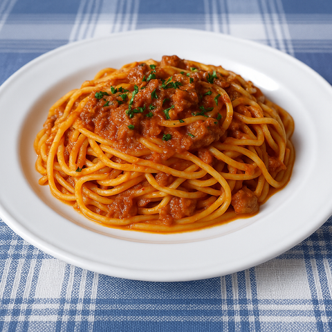 Spaghetti al sugo di ragu'