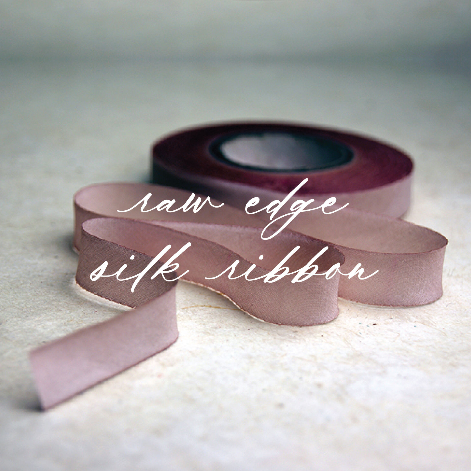RIBBONS - RAW EDGE SILK