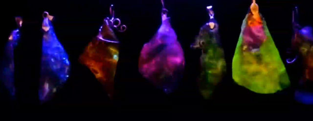 Thumbnail: CherUrLight Teal Yellow Pendant