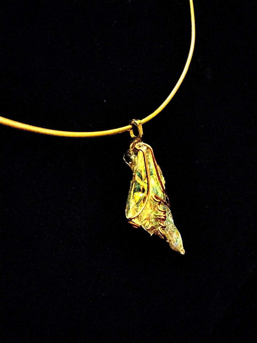 Thumbnail: CherUrLight Sparkling Yellow Pendant