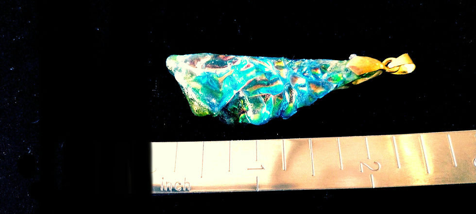 Thumbnail: CherUrLight Teal Yellow Pendant