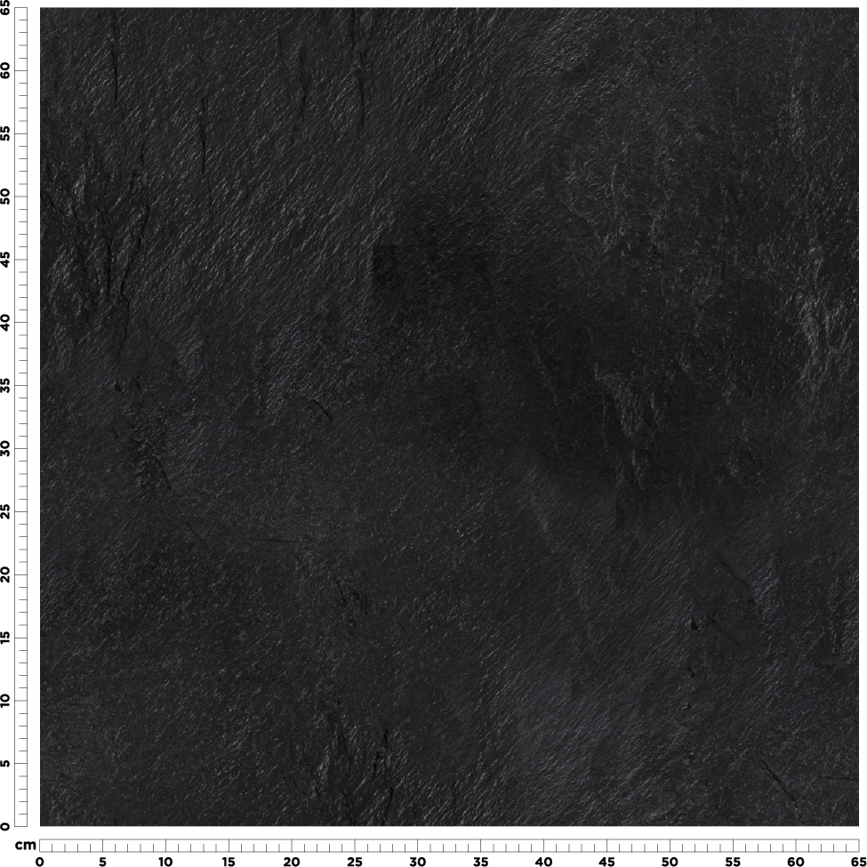 Midnight Slate Print Ruler View