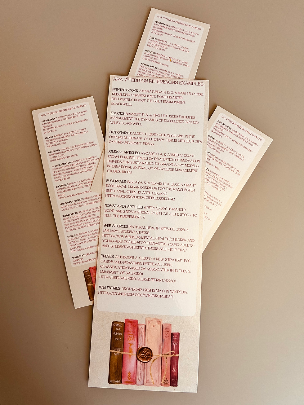 Referencing bookmarks