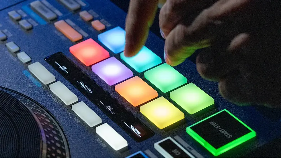 Performance pad on rane system one, the all in one dj controller