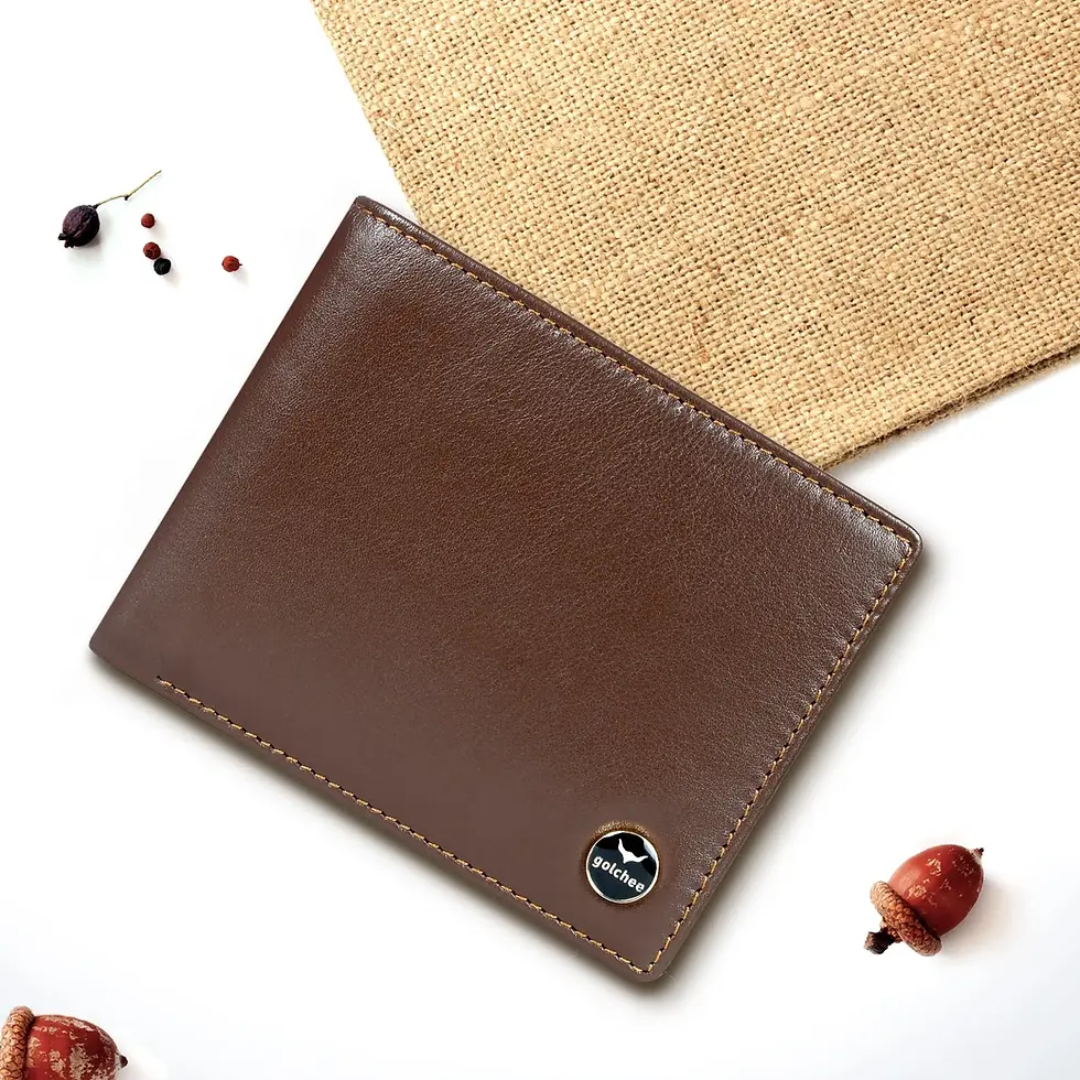 Thumbnail: Wave - Men’s Leather Wallet - RFID Blocked - Full Grain Premium Leather