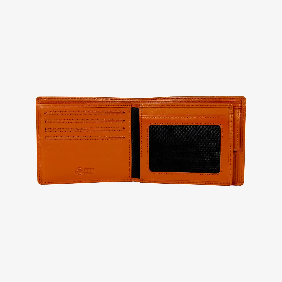 Thumbnail: Regal - Men’s Leather Wallet - RFID Blocked - Full Grain Premium Leather