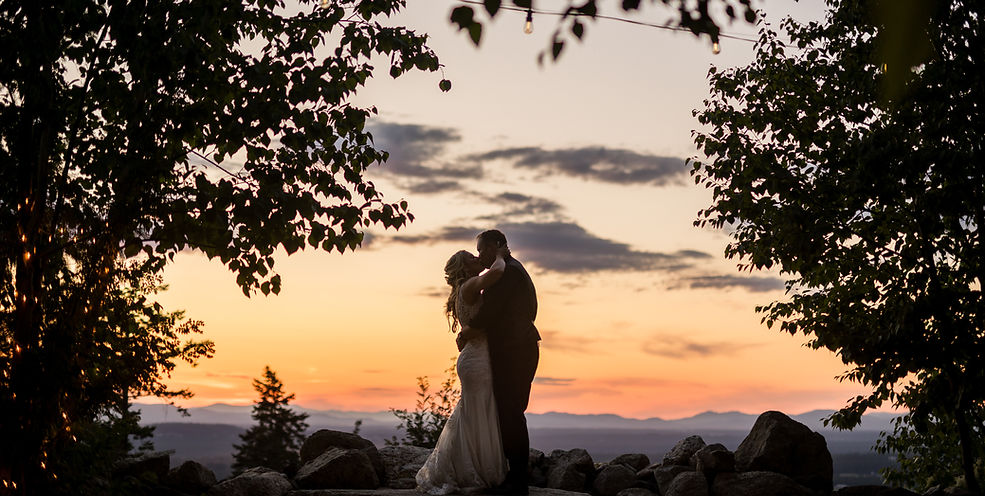 Sunset Wedding Photo