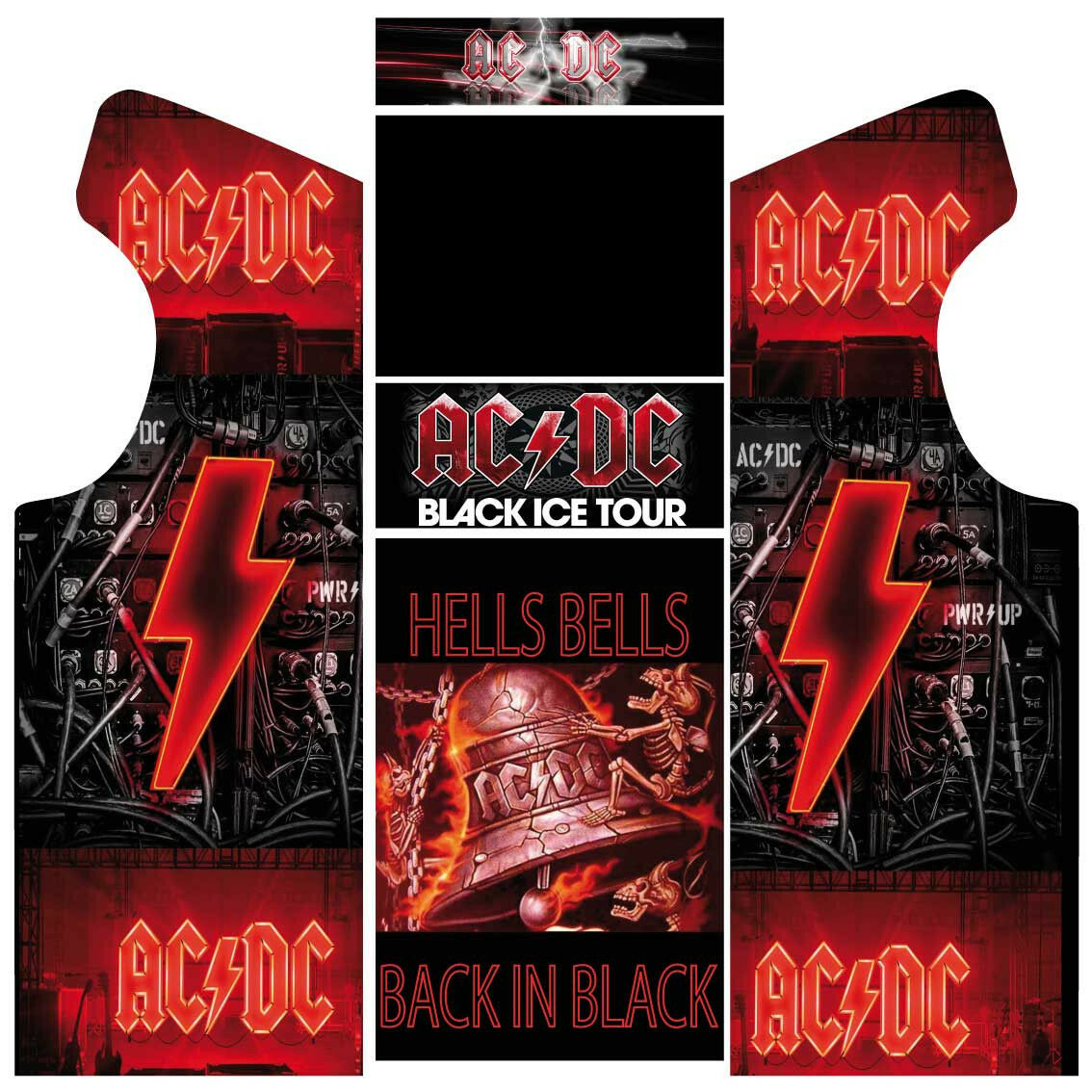 Arcade Essentiel stickers ACDC / à partir de