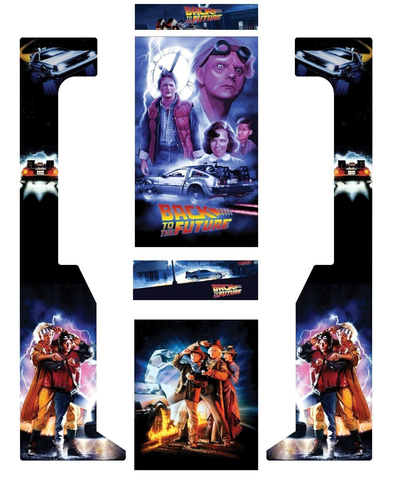 Dartcab Essentiel stickers Retour vers le futur / à partir de