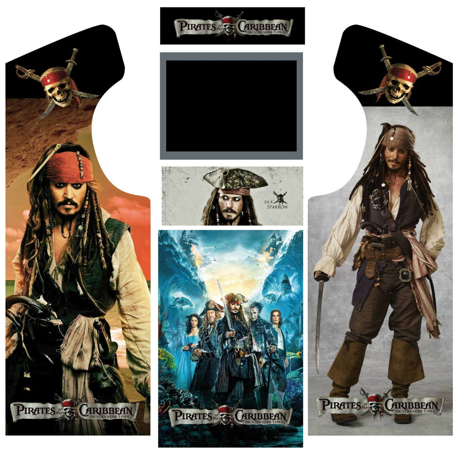 Arcade Essentiel stickers Pirate des Caraïbes / à partir de