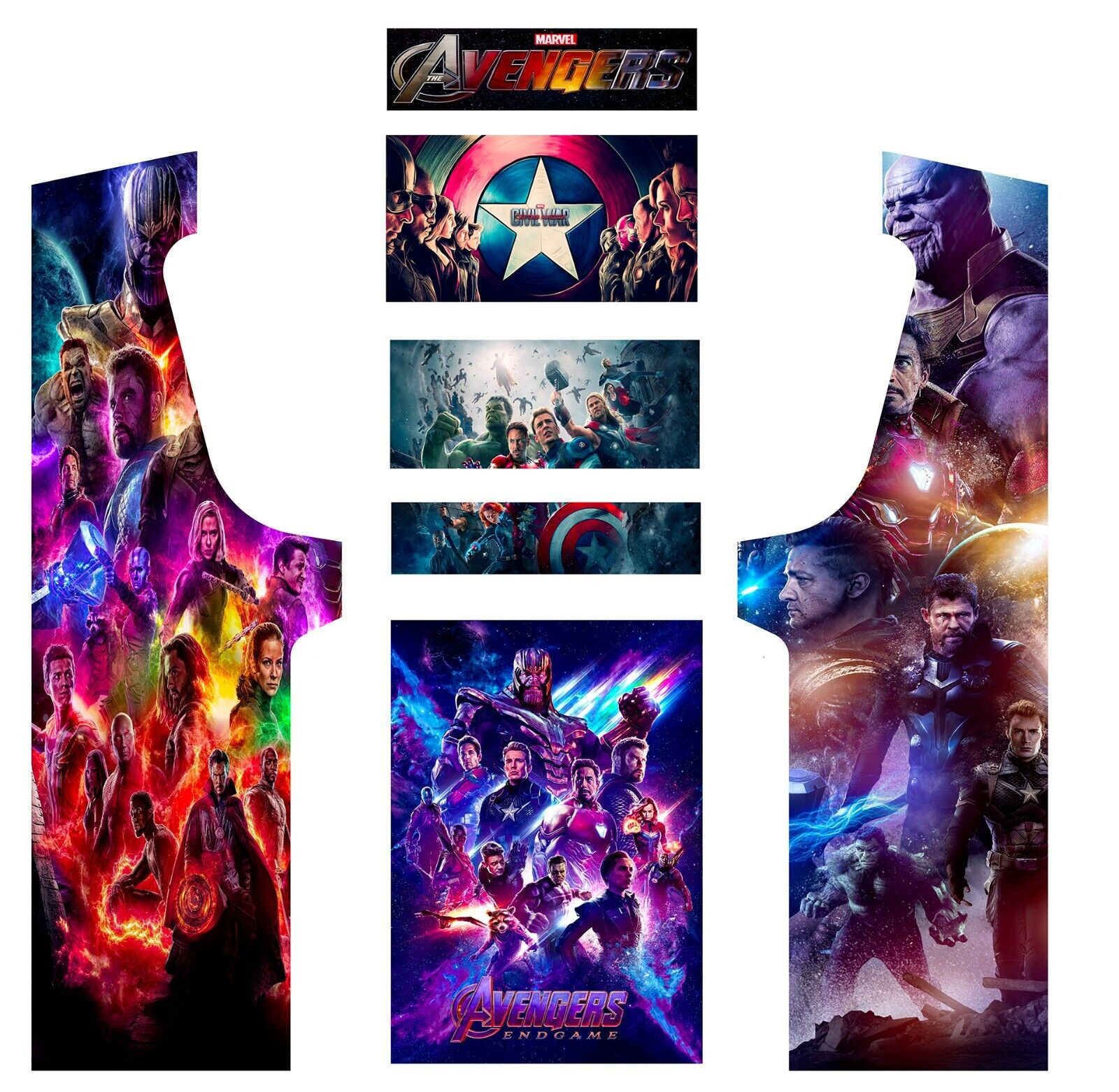 Arcade Essentiel stickers Avengers 3 / à partir de