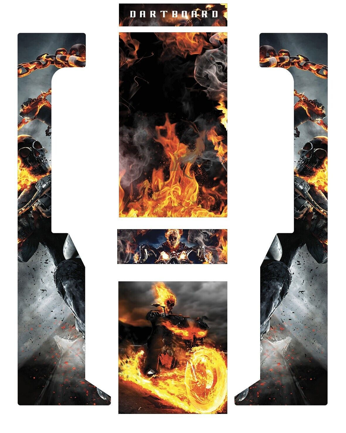 Dartcab Essentiel stickers Ghost Rider / à partir de
