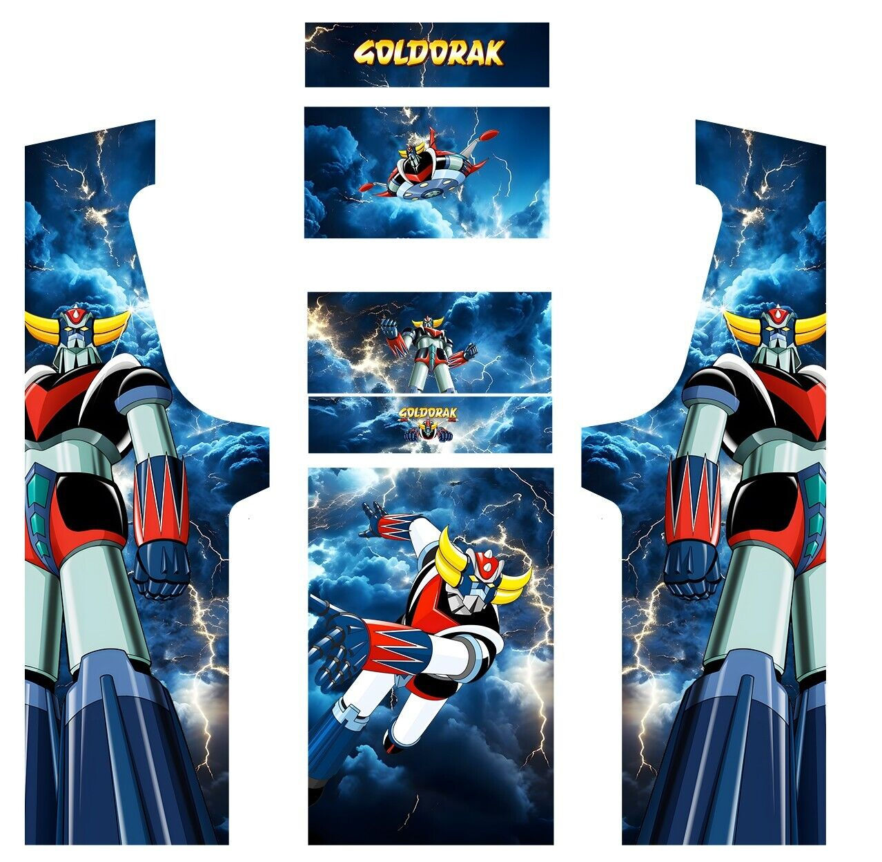 Arcade Essentiel stickers Goldorak 2 / à partir de