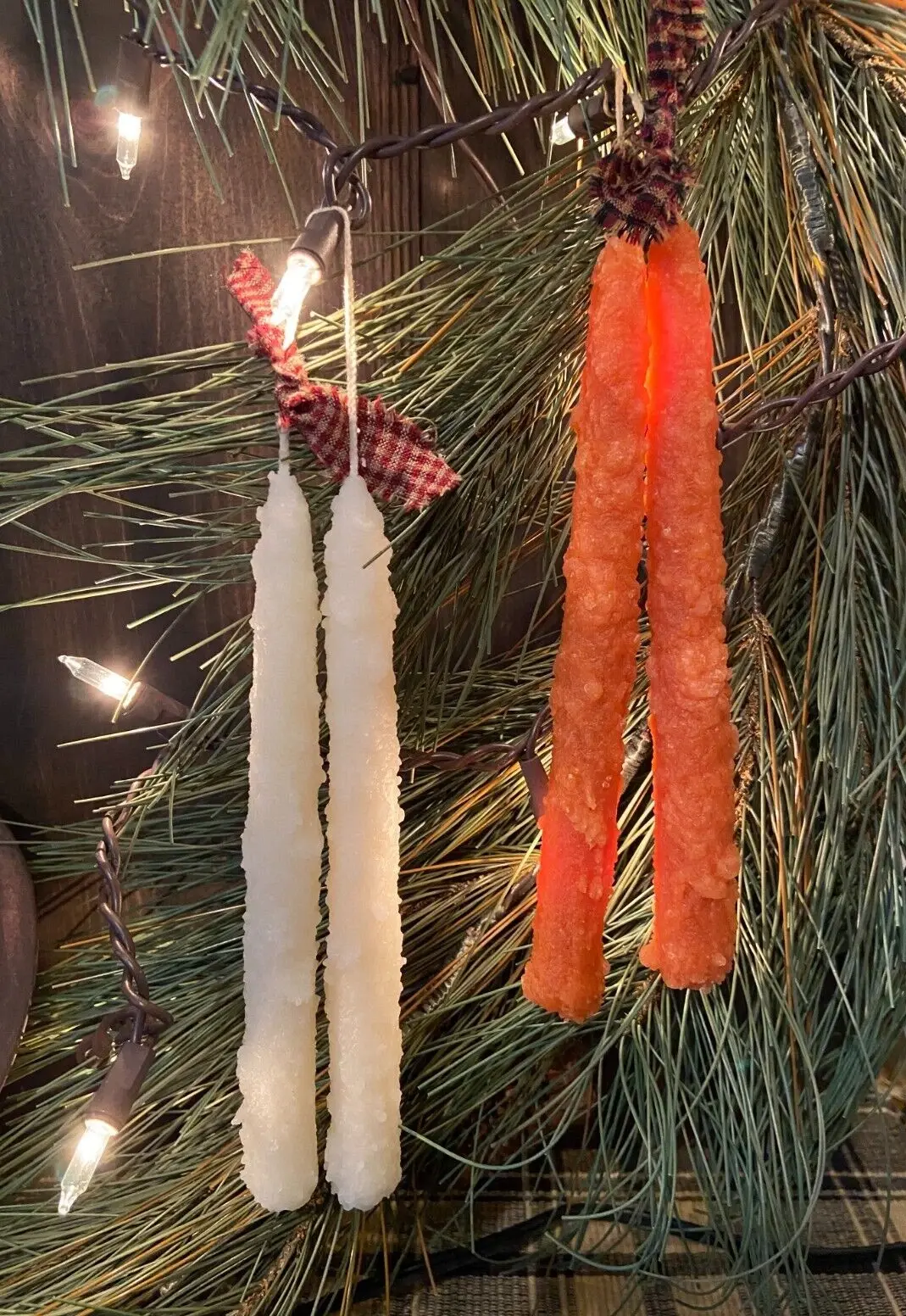 Joined Wick 7" Hanging Lumpy Scented Candles