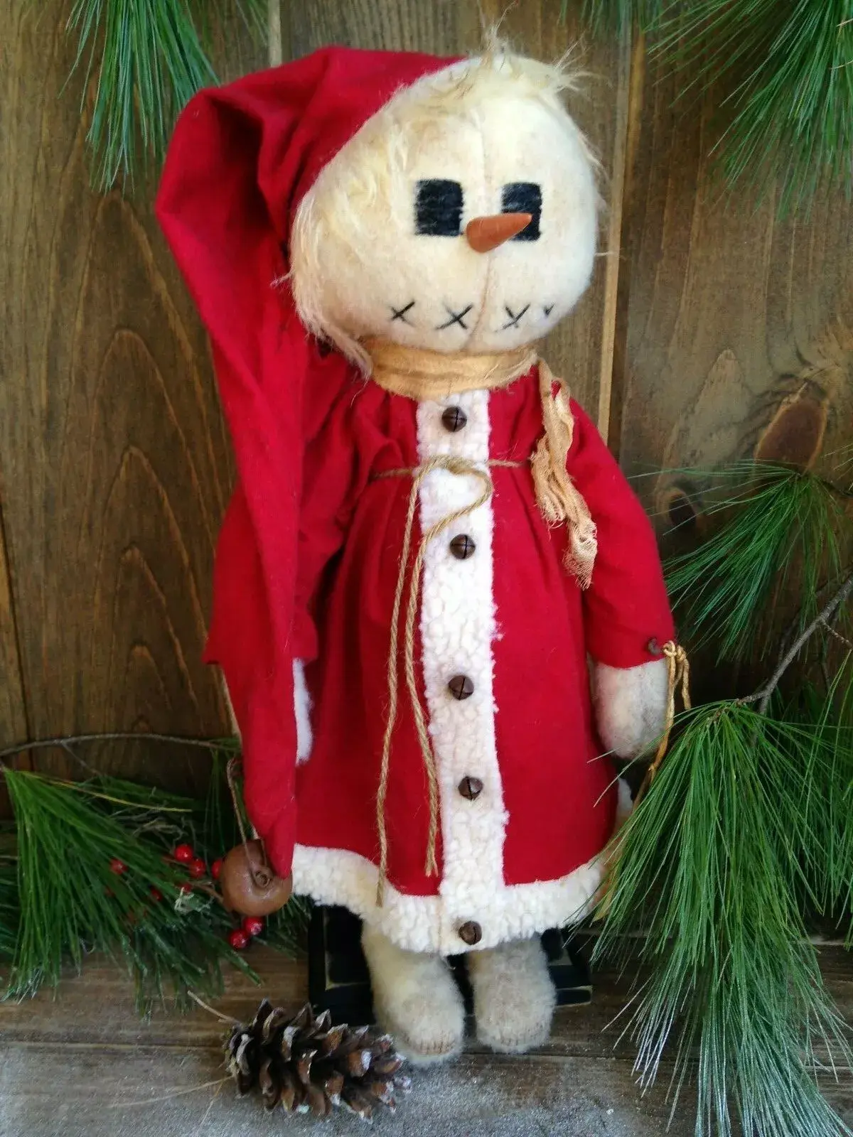 Handcrafted CLARENCE Snowman