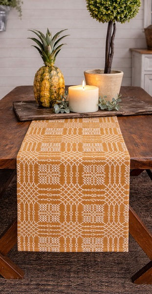 Nantucket Mustard/Cream Short Runner