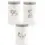 Thumbnail: White & Gray Ceramic ROOSTER, COW, RABBIT Canisters W/Lids