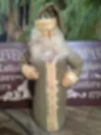 Thumbnail: Handcrafted Vintage SANTA W/ Black Stripes