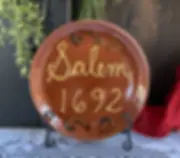 Smith Redware SALEM 1692 Plate