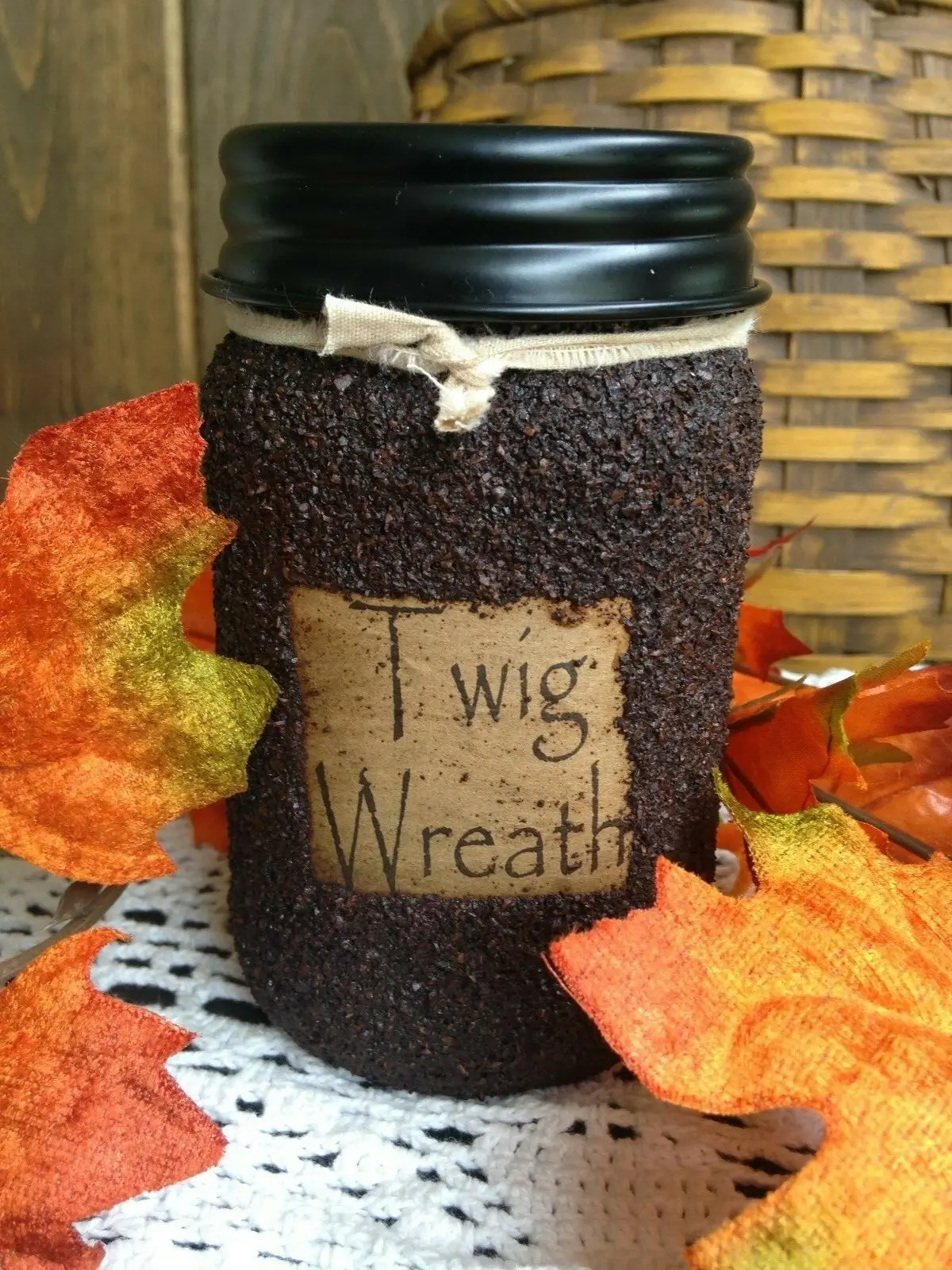 APPLE CINNAMON NUTMEG Scented Jar Candle