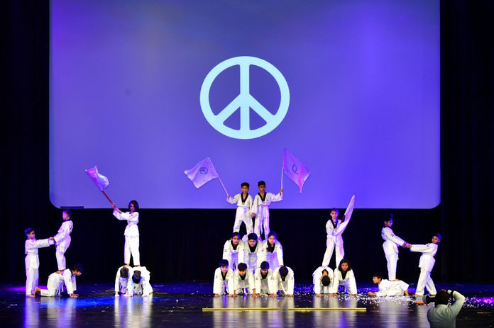 A demonstration about choosing peace over war
