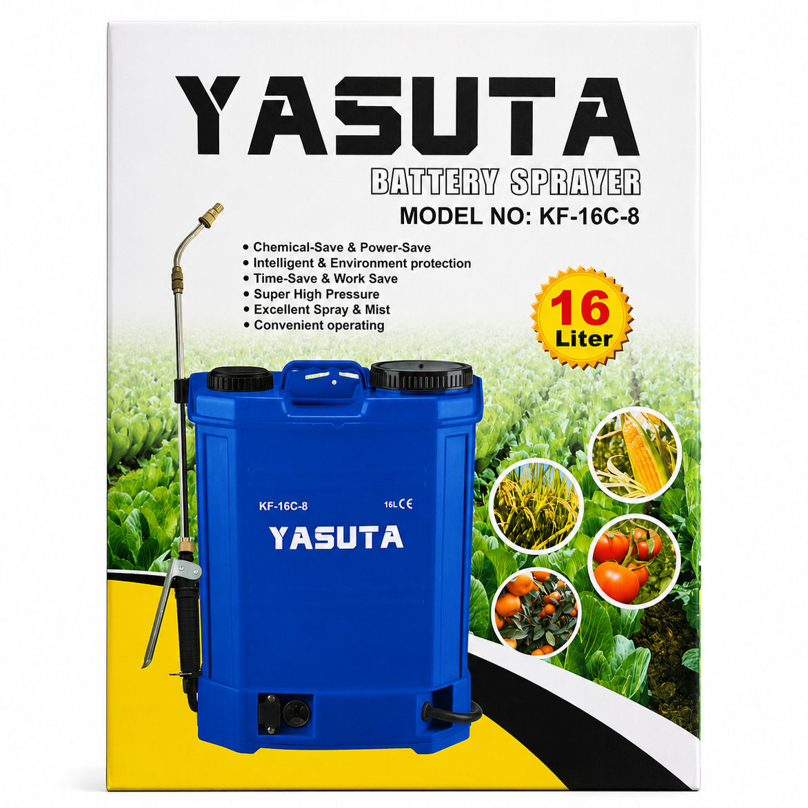 Yasuta Şarjlı Sırt Pompası