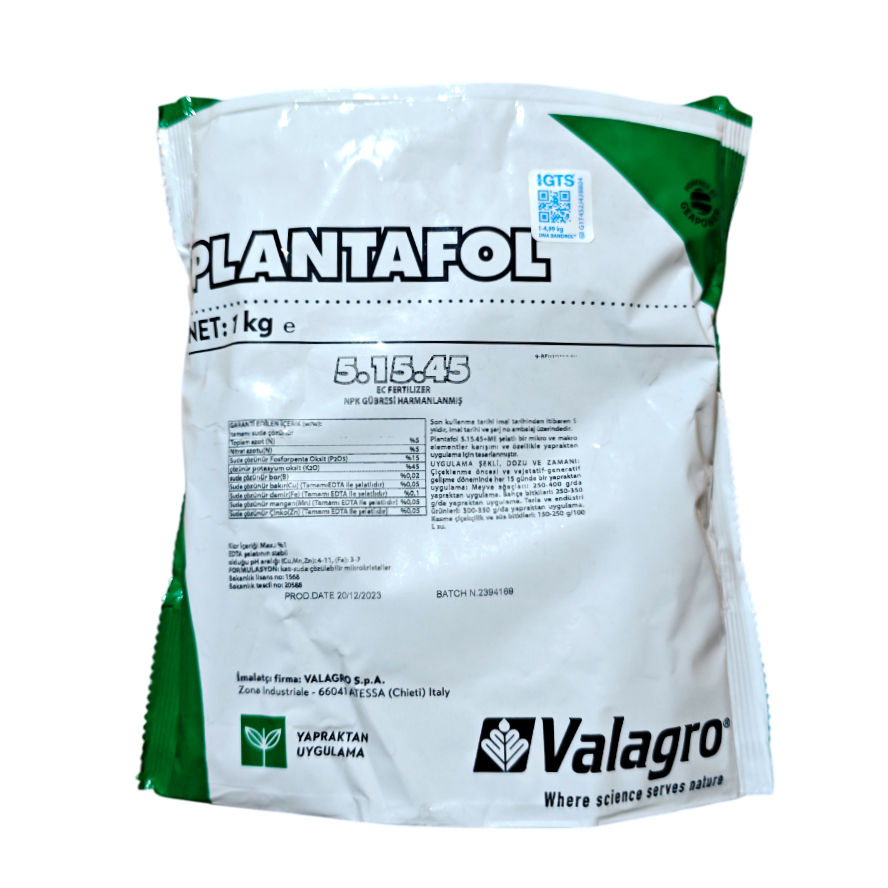 Küçük resim: Valagro Plantafol 5-15-45