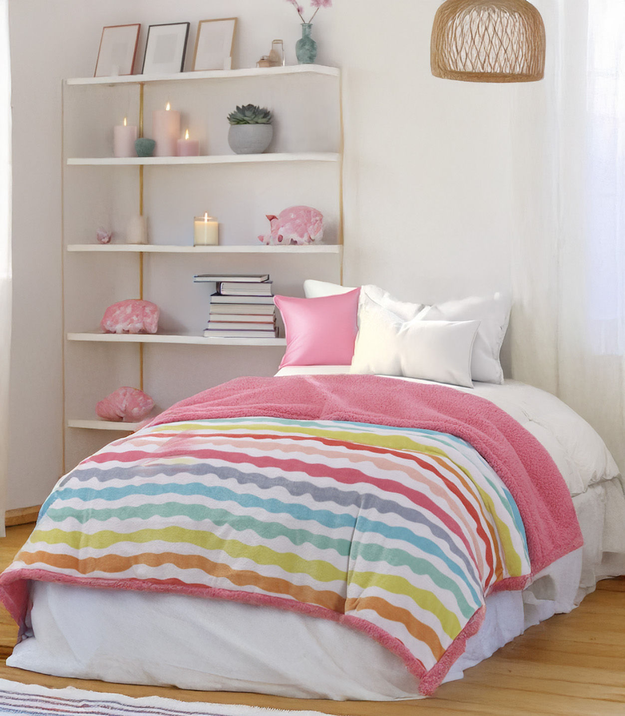 Edredon Flanel con corderito