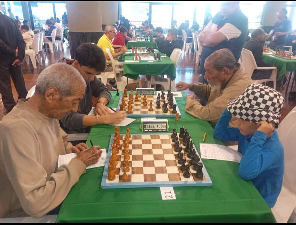 Chess tournament players competing at a hotel conference room in Virginia