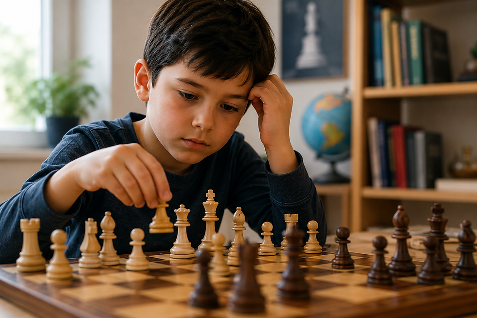 Benefits of chess for kids learning with a professional chess coach
