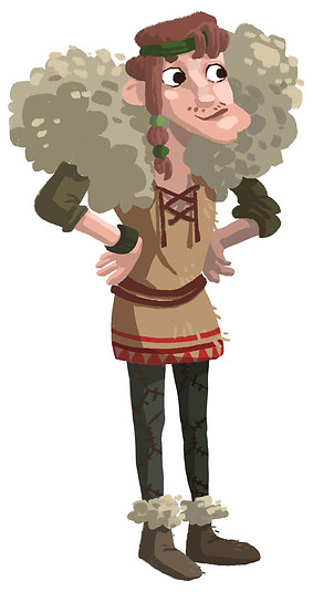 character design personnage ado bd ötzi