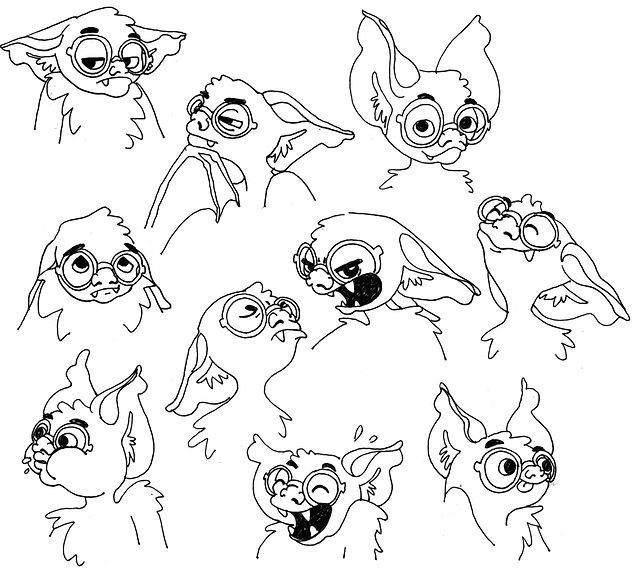 recherches personnage louis chauve-souris