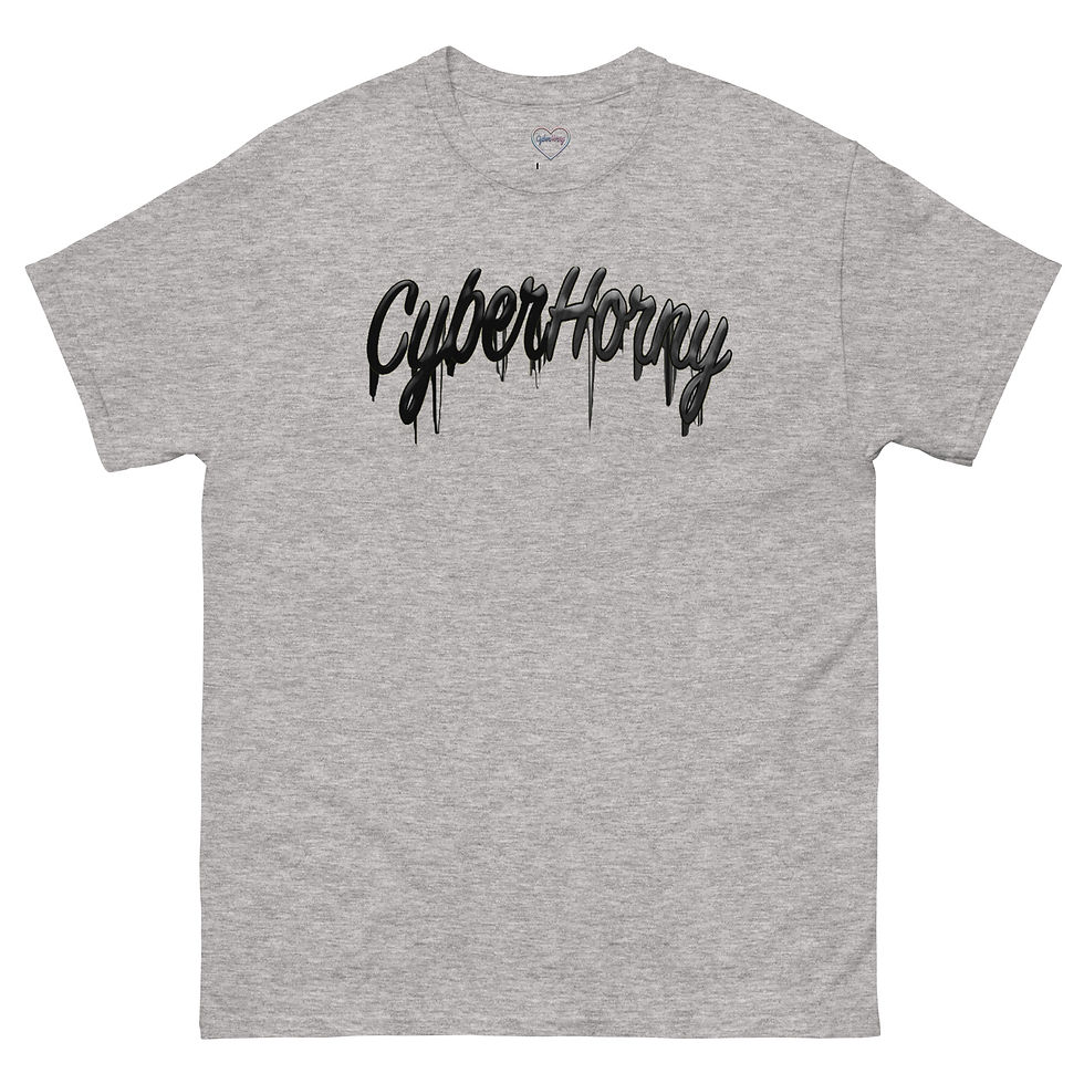 Thumbnail: Cyberhorny Paint Drip T-shirt