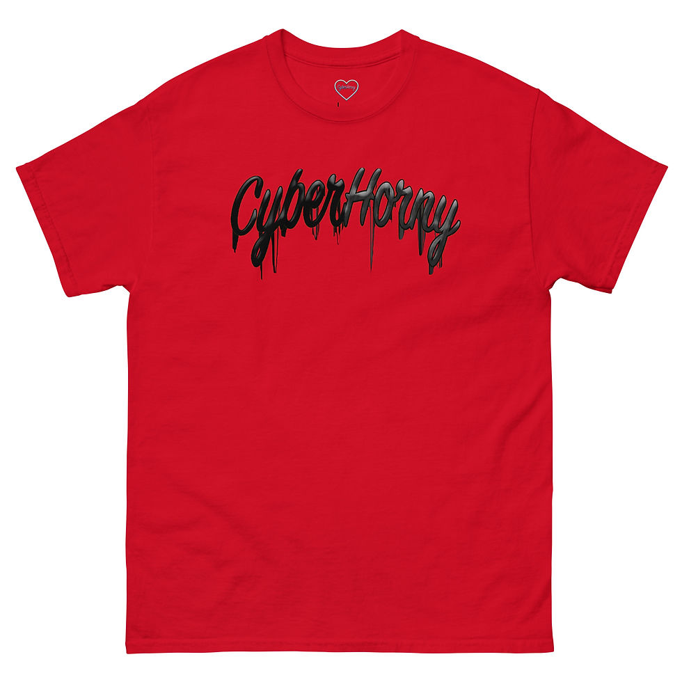 Thumbnail: Cyberhorny Paint Drip T-shirt