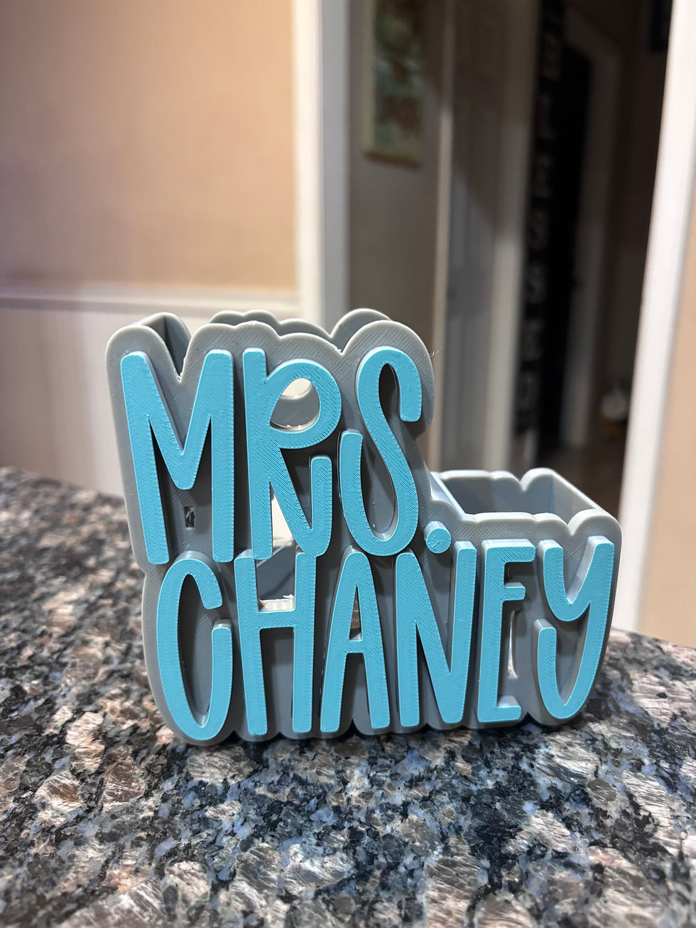 Thumbnail: Personalized Name Pen Holder