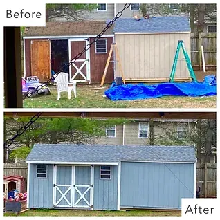 Exterior Shed Restoration