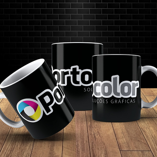canecas pretas personalizadas