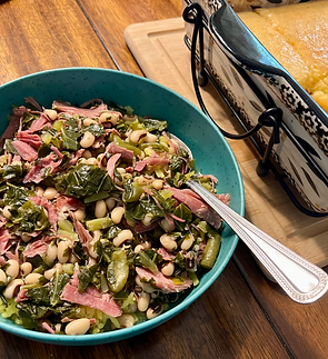 IMG_Greens Black Eyed Peas Cornbread.heic