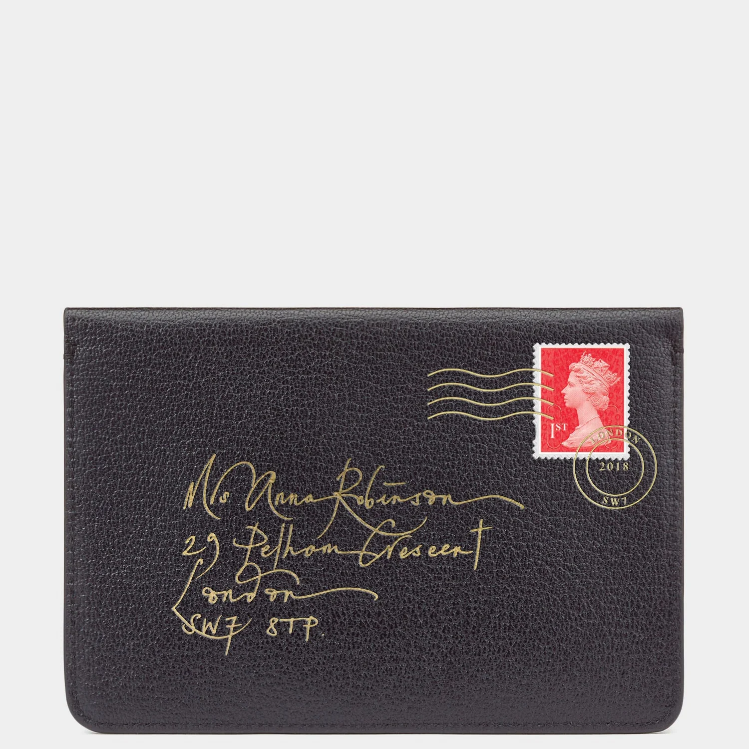 The Find a personalizes passport holder envelope