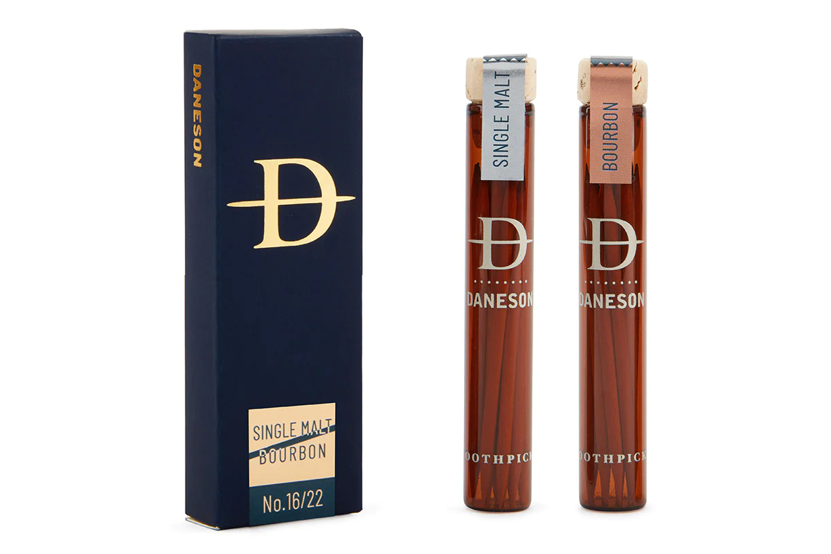 Single Malt and Bourbon Flavored Toothpicks