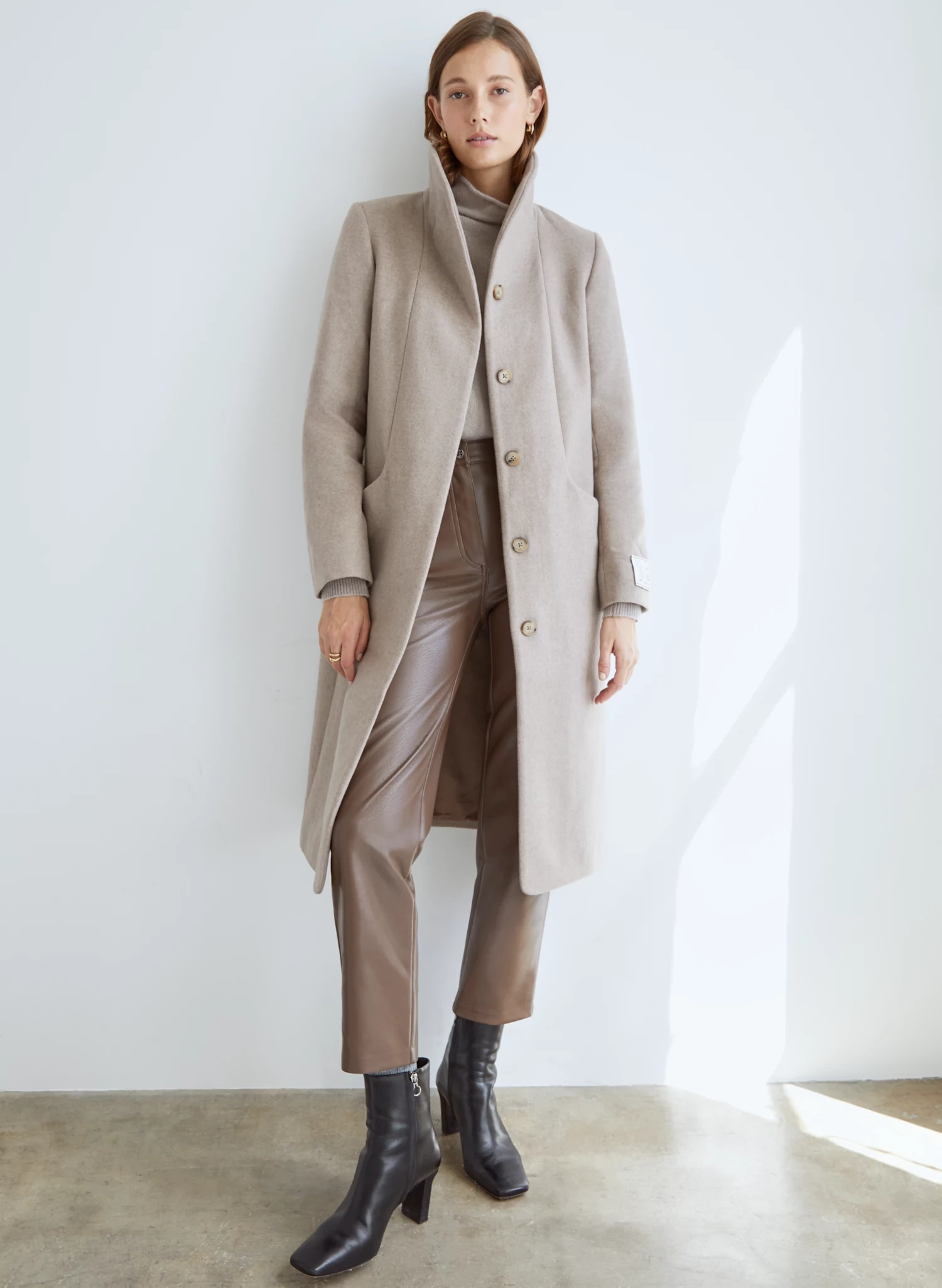 Long Wool Cashmere Coat