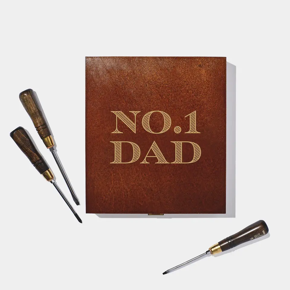 Men's Gift Guide Number One Dad Screwdriver Set