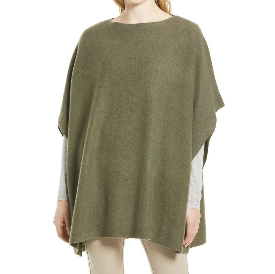 Wool and Cashmere Poncho
