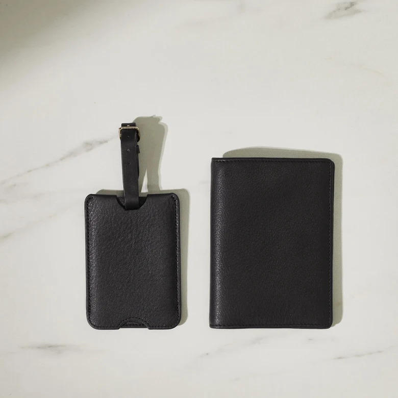 A Great Travel Gift for Couples matching luggage tags