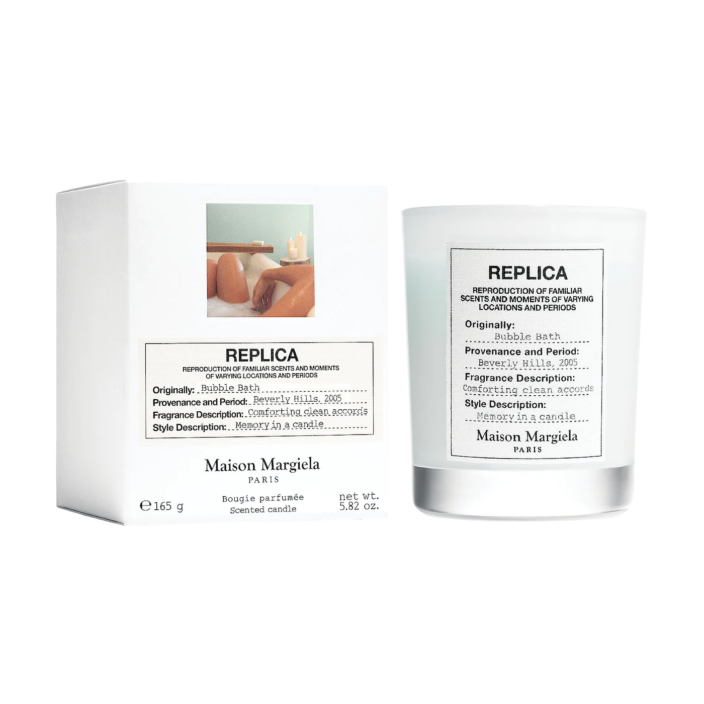 REPLICA Bubble Bath Scented Candle by Maison Margiela for January Home Refresh Reset New Year Gift