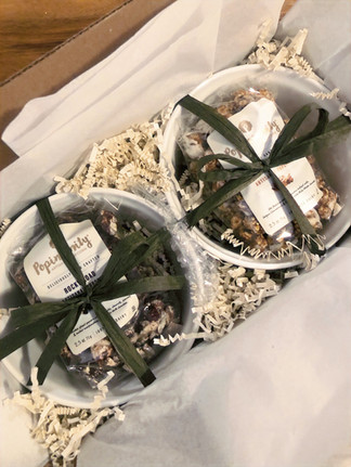 Favorite Neighbor or Group Gift Popcorn Bowl and Popcorn