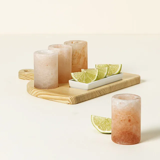 Himalayan Salt Tequila Glasses- Set of 4