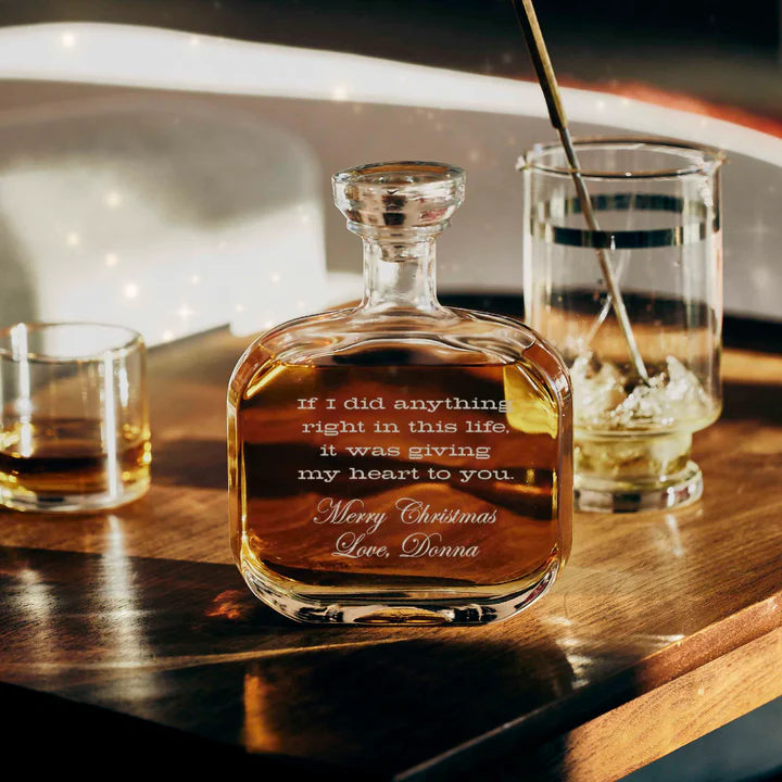 Personalized Decanter  Men's Gift Guide Elegant Debauchery