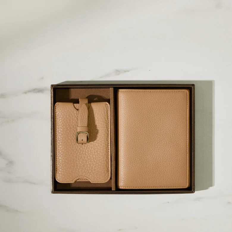 A Great Travel Gift for Couples matching luggage tags